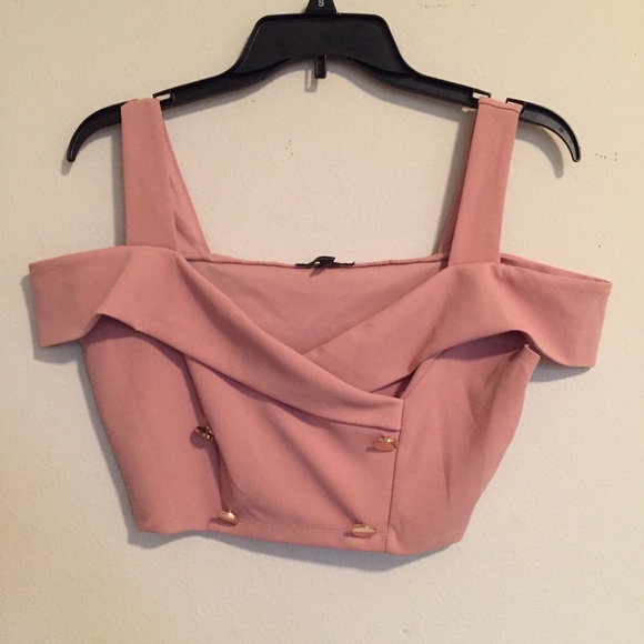 Symphony Cold Shoulder crop Top - Picture 9 of 10